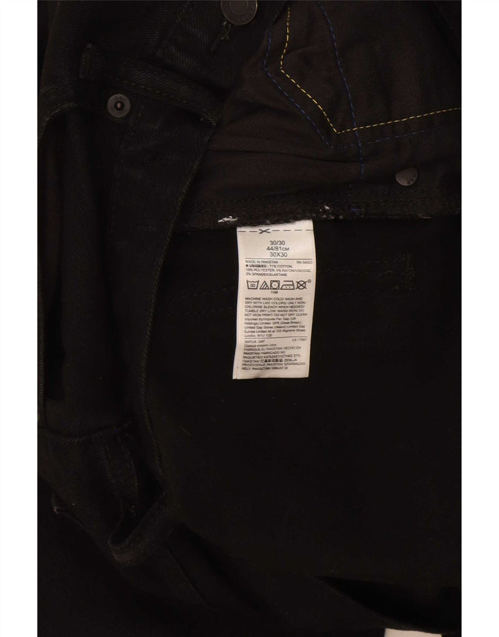 Gap Jean Slim Homme W30 L30 Noir Coton