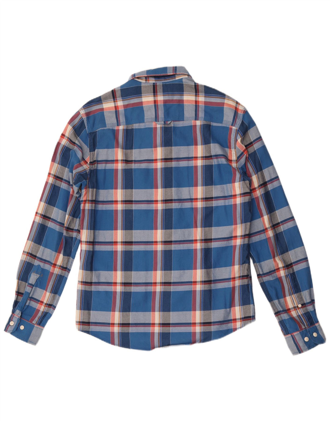 Jack & Jones Chemise en Flanelle Homme Grand Carreau Bleu Coton