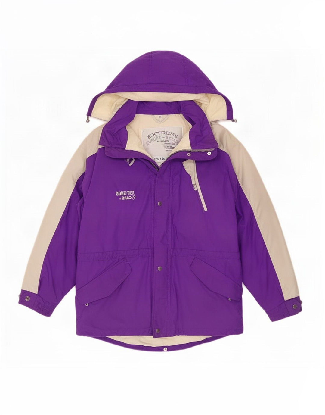 Bailo Veste de ski à capuche pour homme IT 50 Large Violet Colourblock Polyamide