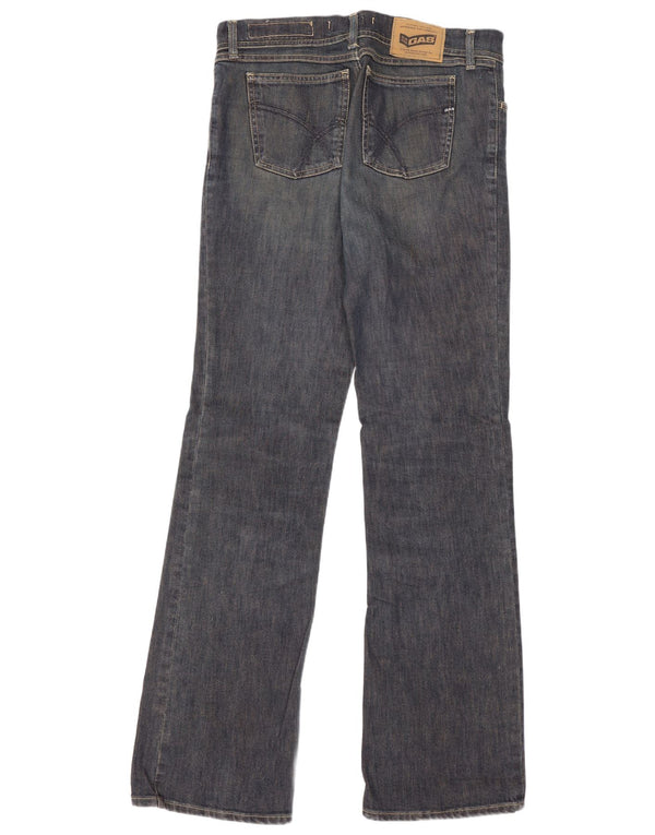 Gas Jean Bootcut Femme W30 L34 Bleu Marine Coton