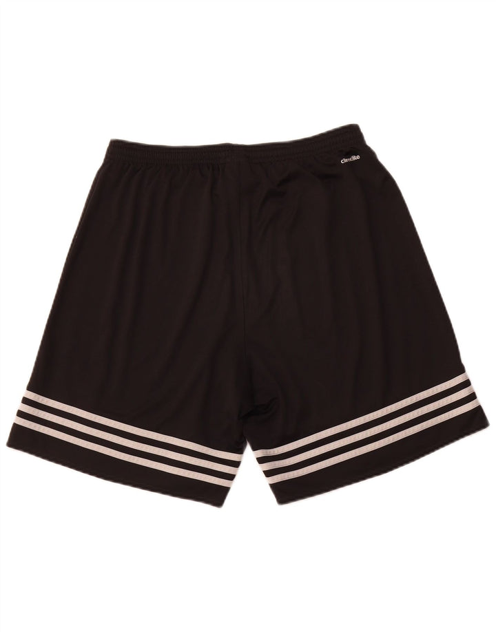 Adidas Short de sport pour homme Large Noir Polyester