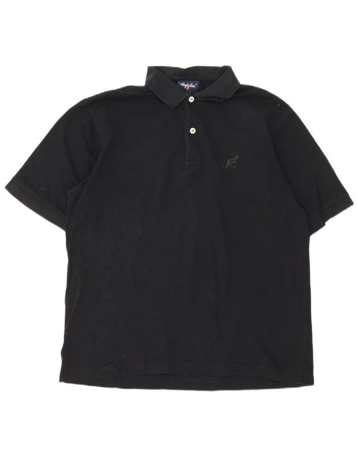 AUSTRALIAN L'ALPINA Polo Homme IT 50 Medium Noir
