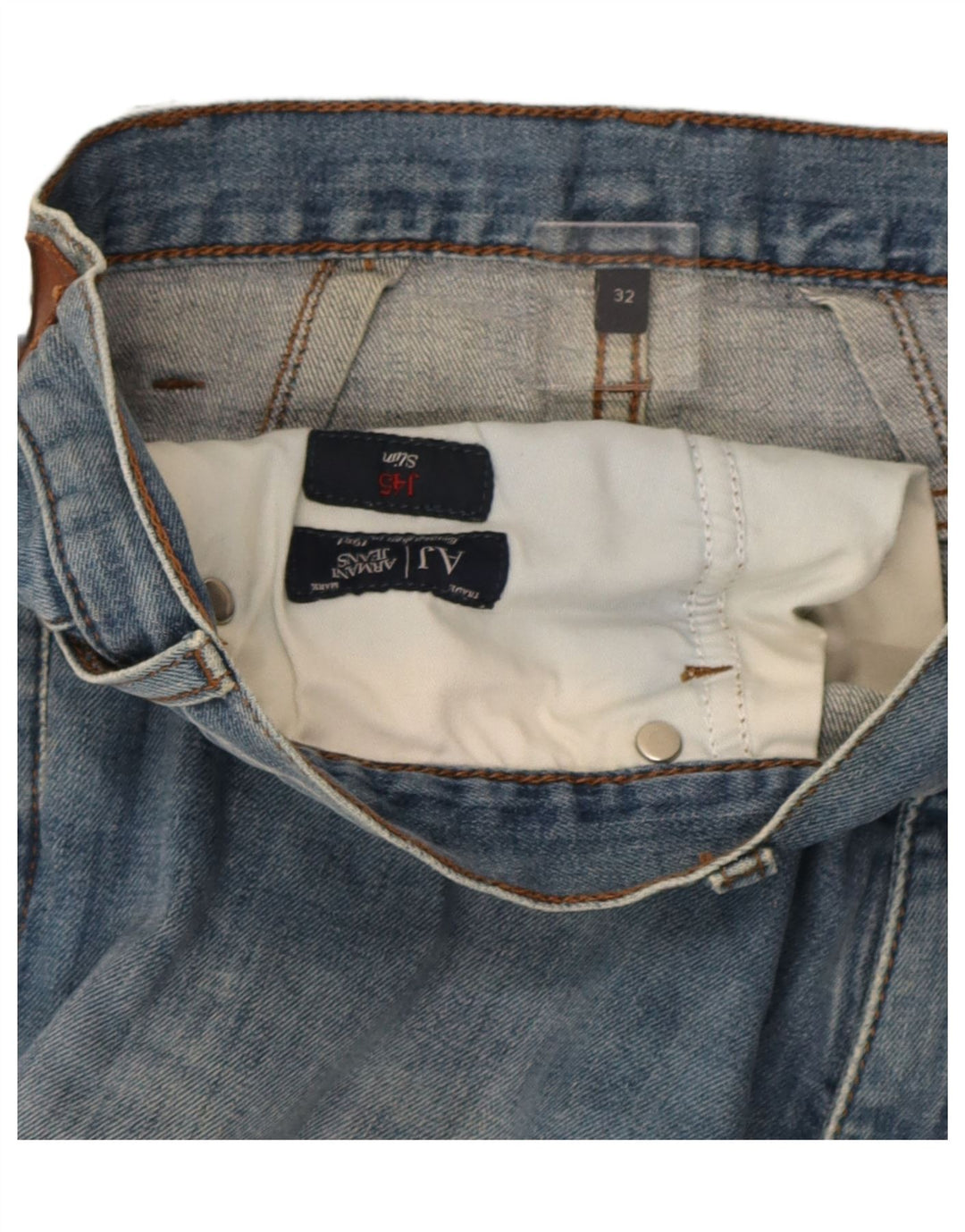 Armani Jean J45 Slim W32 L31 Bleu Homme