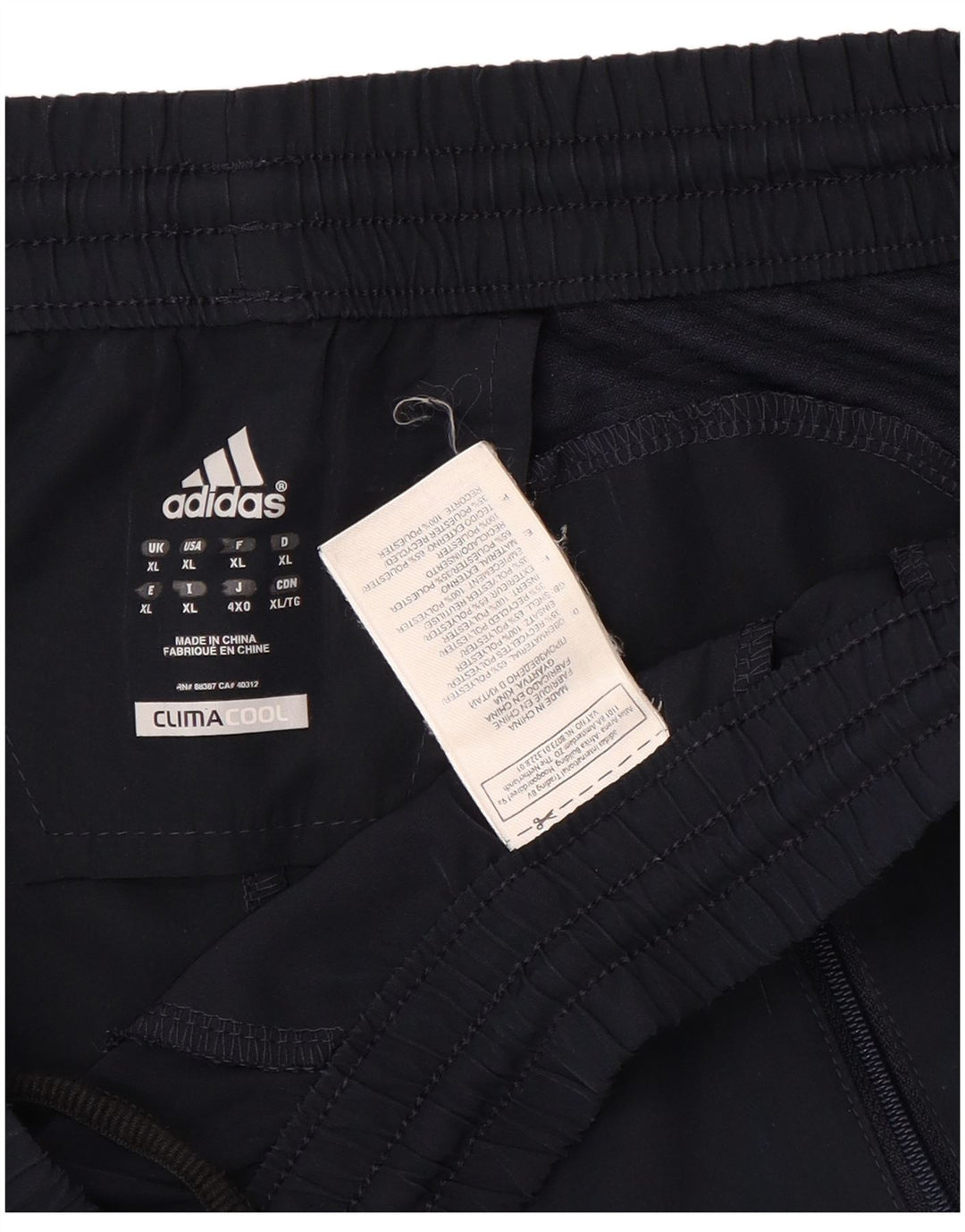 Adidas Hommes Climacool Sport Shorts XL Bleu Marine Polyester