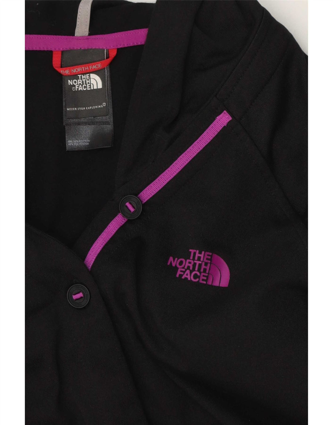 The North Face Veste de survêtement à capuche pour femme UK 14 Medium Noir