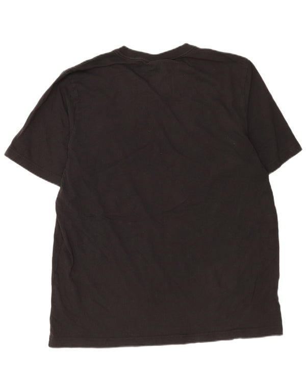 Adidas Mens T-Shirt Top Large Black Cotton