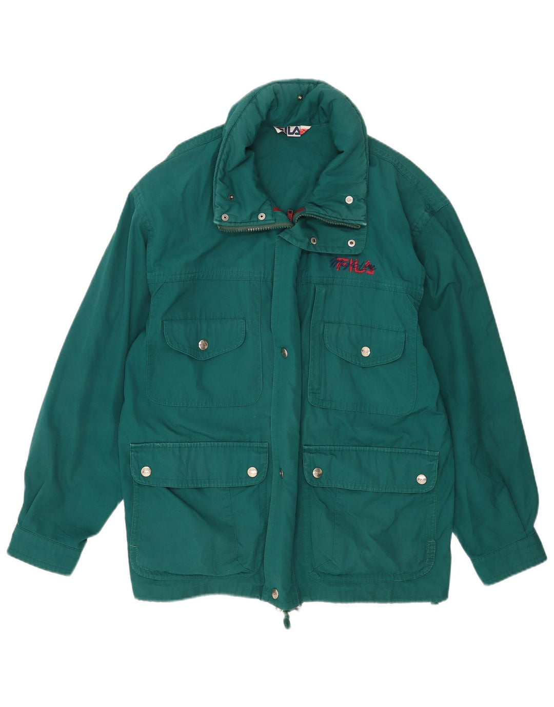 Fila Veste utilitaire pour hommes IT 50 Large Vert Polyester