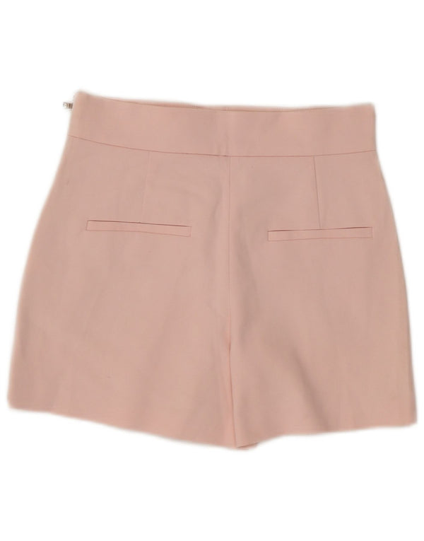 Zara Short décontracté taille haute pour femme XS W25 en coton rose