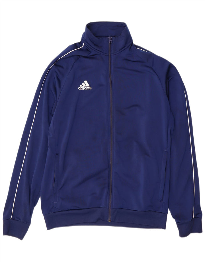 ADIDAS Veste de survêtement pour homme Large Bleu Marine Polyester
