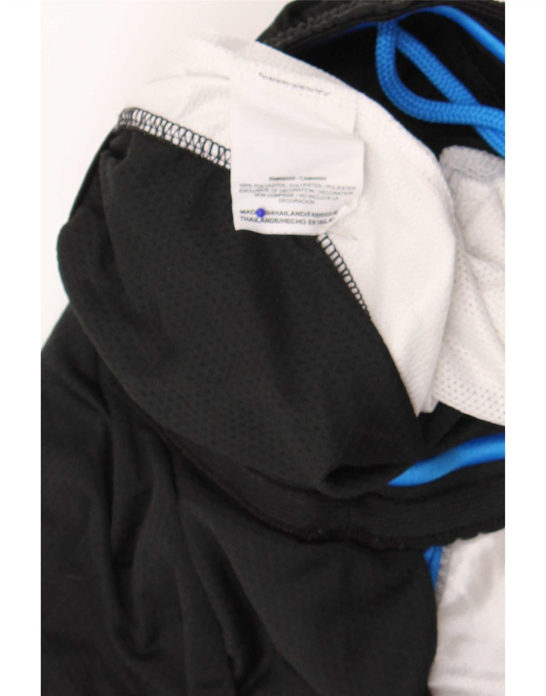 Nike Short de sport classique graphique pour homme, grand, noir, color block, polyester