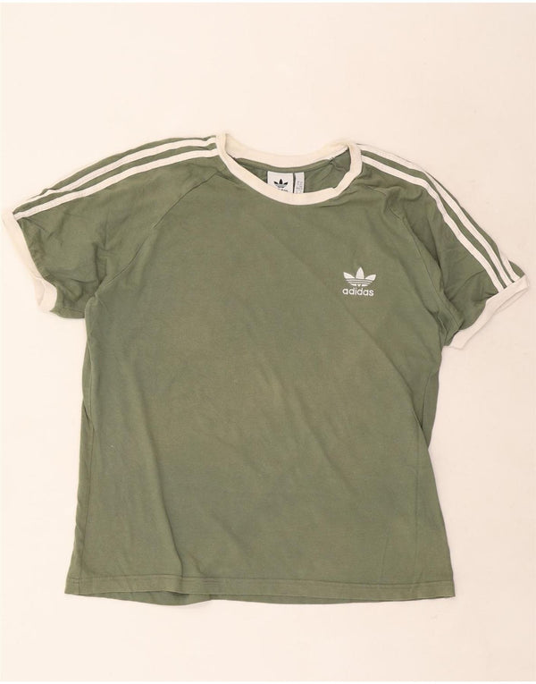 Adidas T-Shirt Homme Top XL Vert Coton