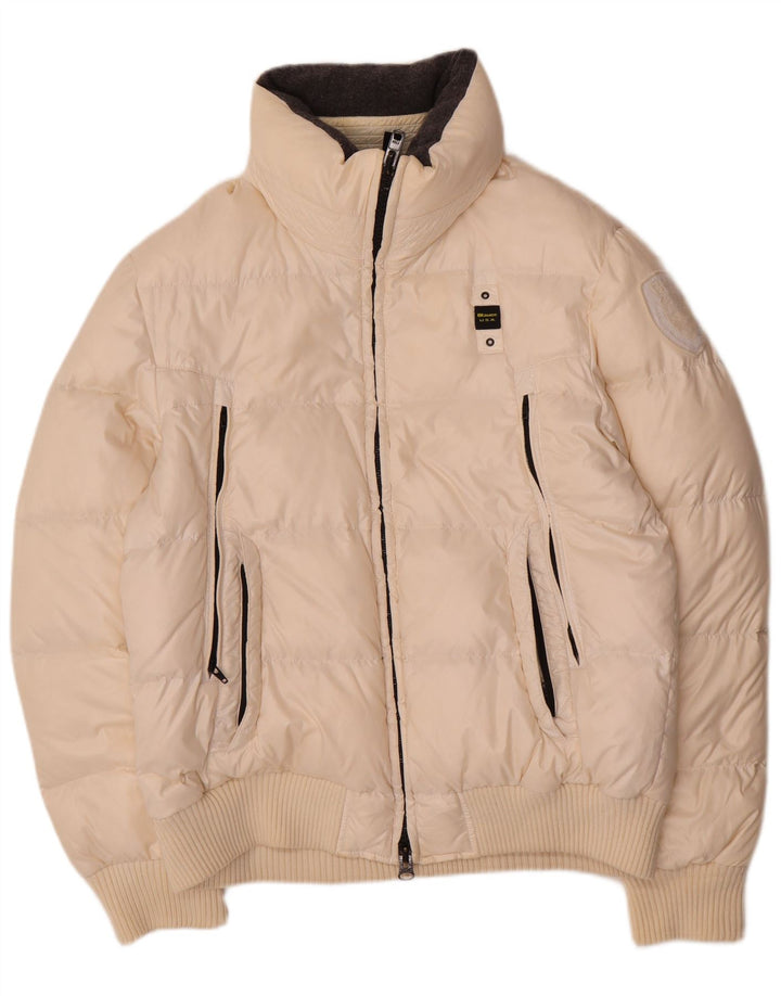 Blauer Veste matelassée pour femme UK 20 2XL Blanc Polyamide