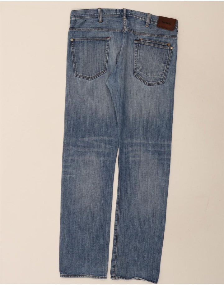 PAUL SMITH Jean droit homme W34 L32 bleu coton