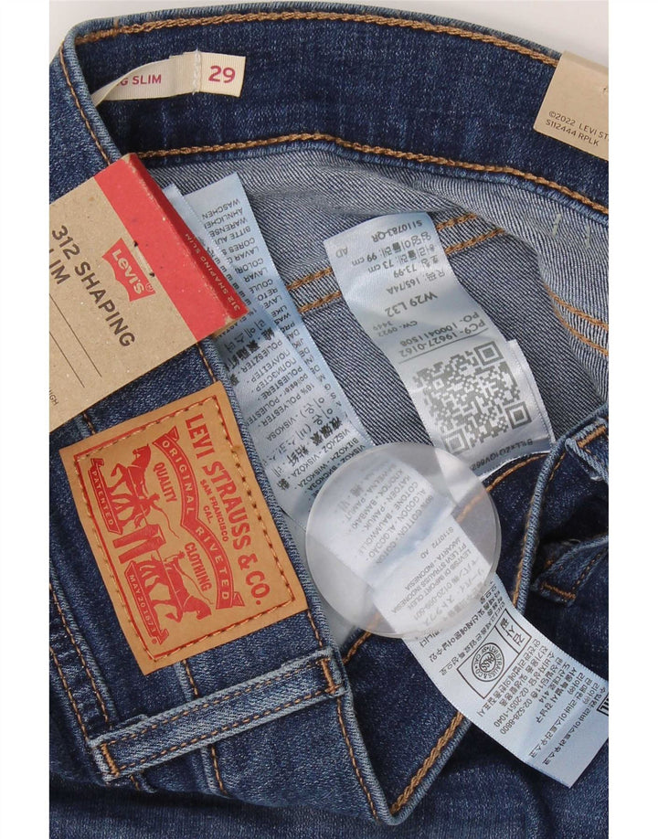 Levi's Jean Slim 312 Shaping Femme W29 L32 Bleu Coton