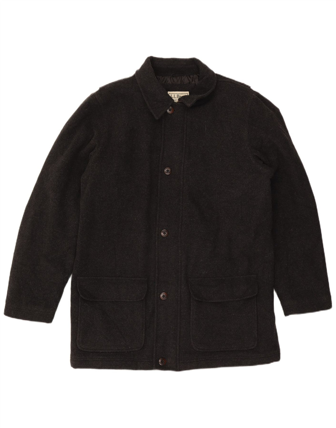 L.L.Bean Manteau haut pour homme UK 40 Grande laine grise