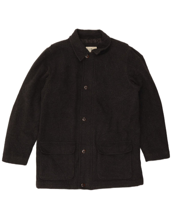 L.L.Bean Manteau haut pour homme UK 40 Grande laine grise