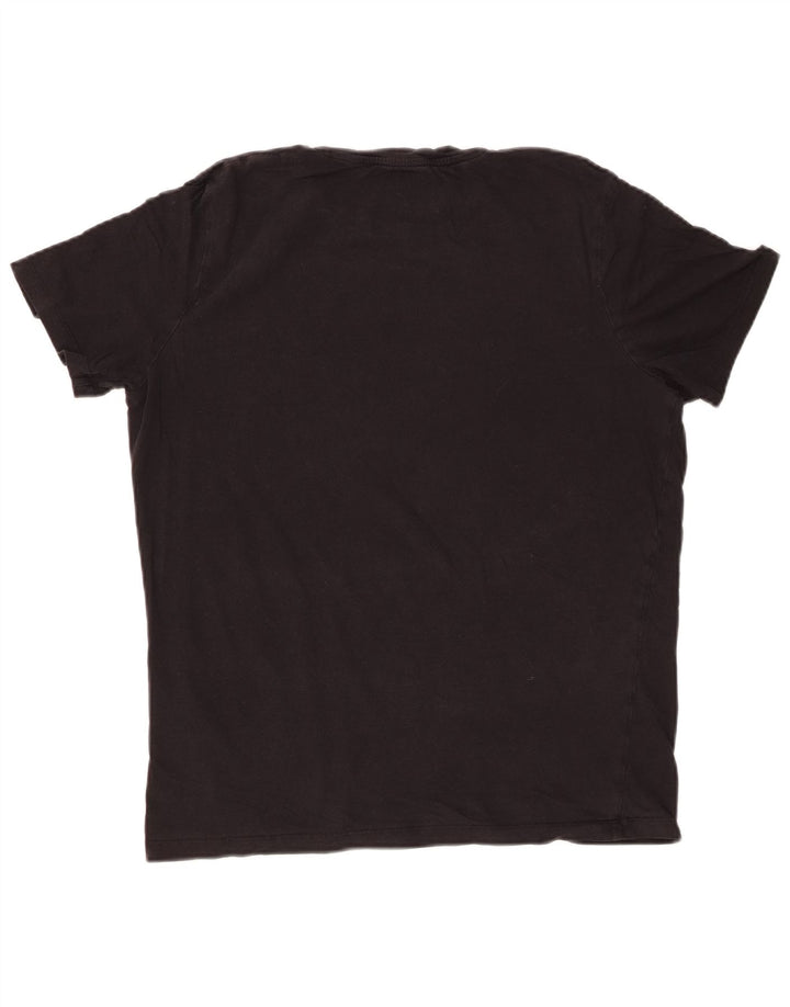 JACK & JONES T-Shirt Homme Haut Large Noir Coton