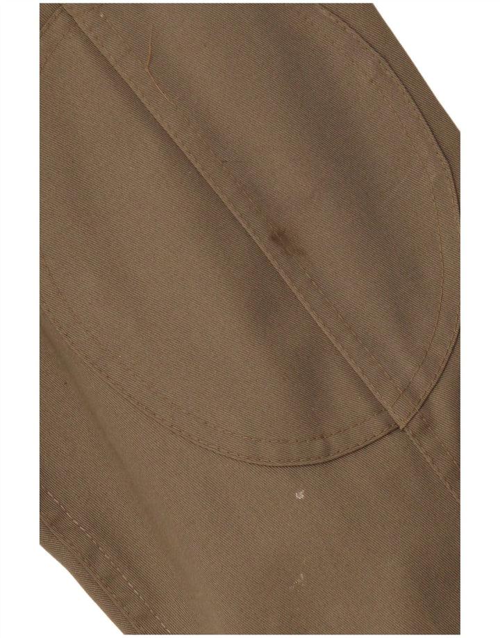 VINTAGE Veste Parka Militaire À Capuchon Homme IT 54 2XL Coton Kaki