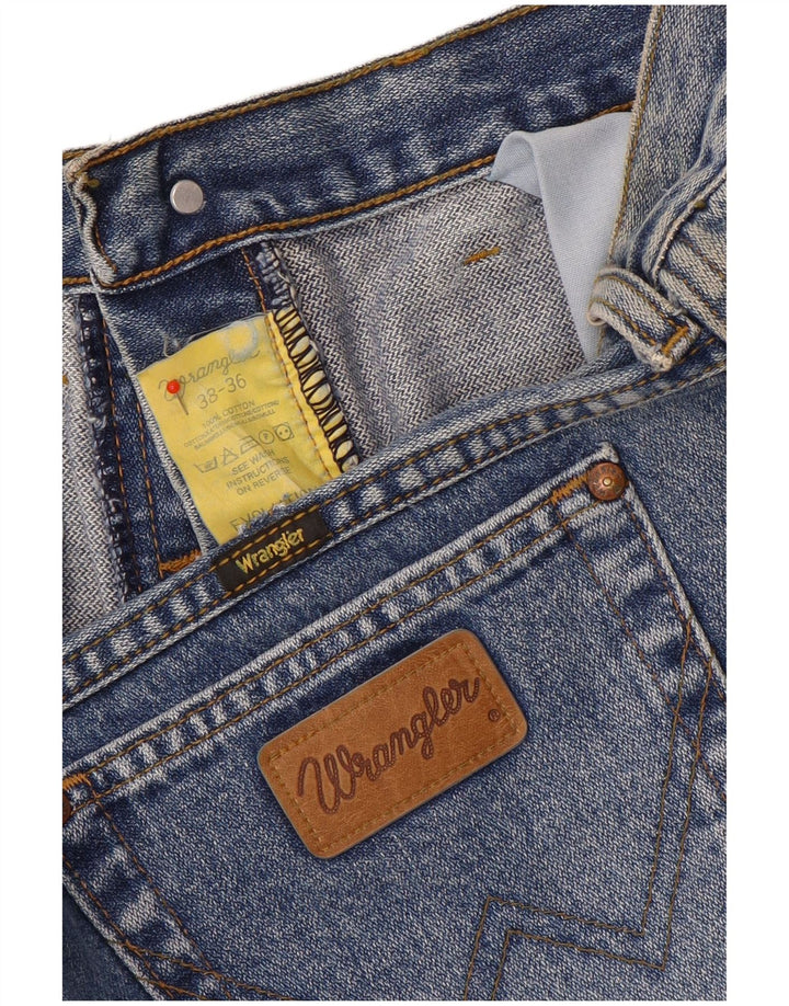 Wrangler Jean droit homme W38 L36 bleu coton