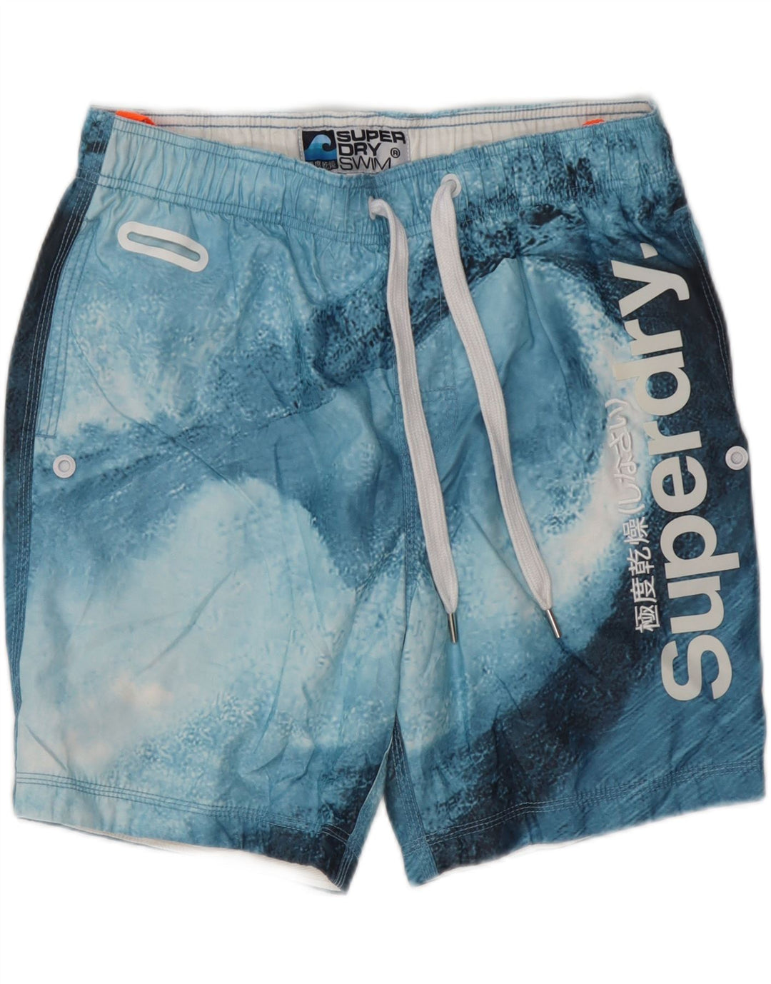 Superdry Short de Bain Graphique XL Homme Bleu Tie Dye Polyester