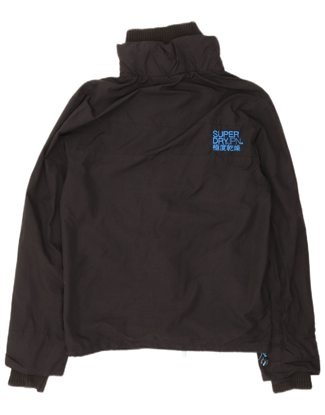 SUPERDRY Veste de Pluie The Windcheater Homme UK 40 Large Noir Nylon