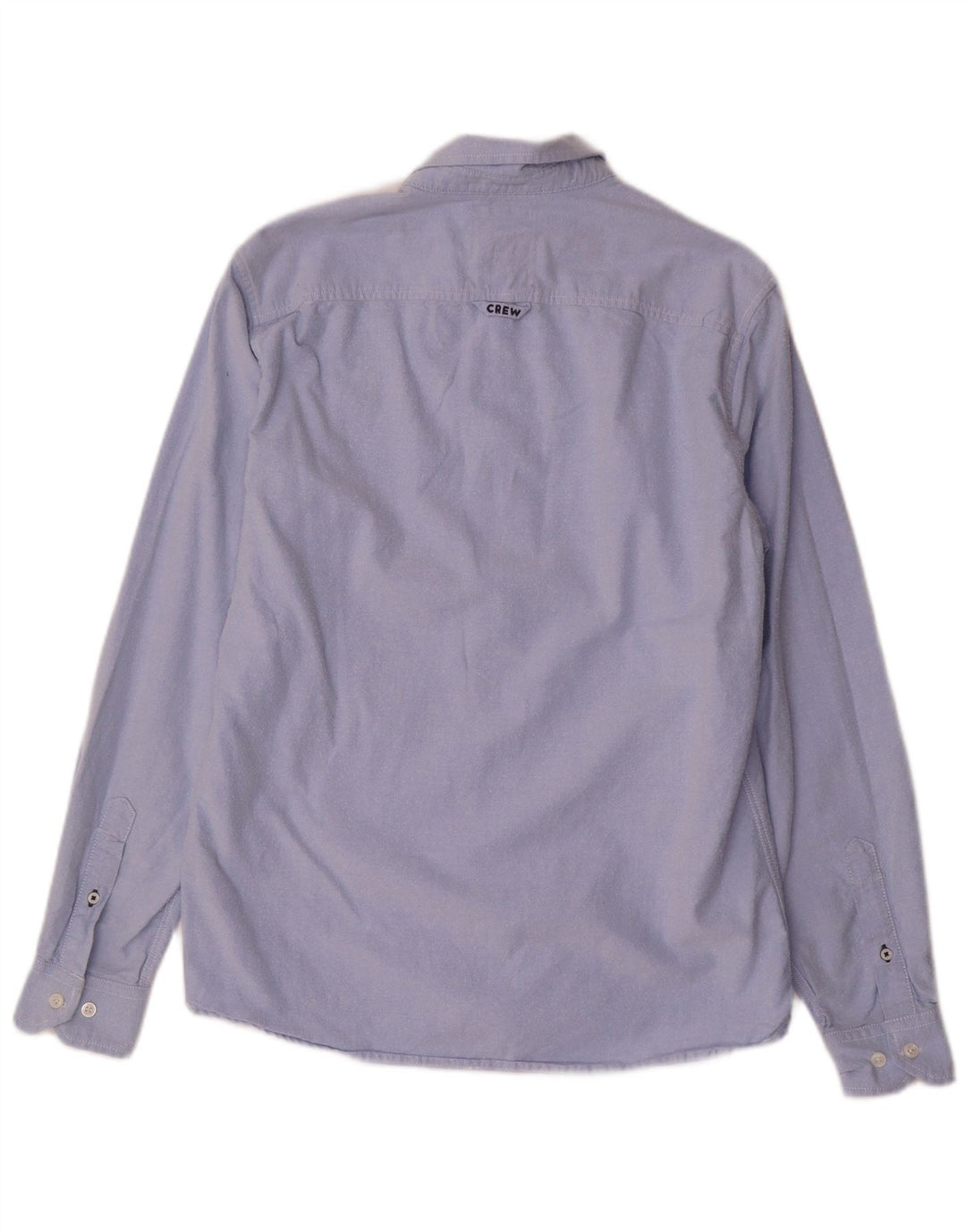 CREW CLOTHING Chemise Slim Fit Homme Bleu Moyen Coton