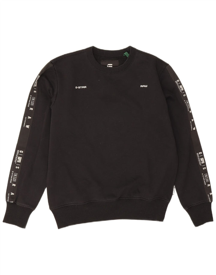 G-Star Pull Graphic Sweatshirt Homme Noir Moyen Coton