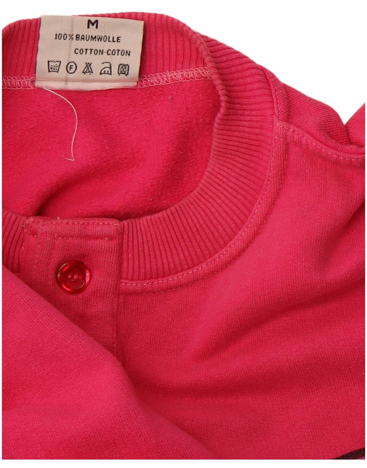 CROWN Sweat-Shirt Homme Rose Moyen Coton