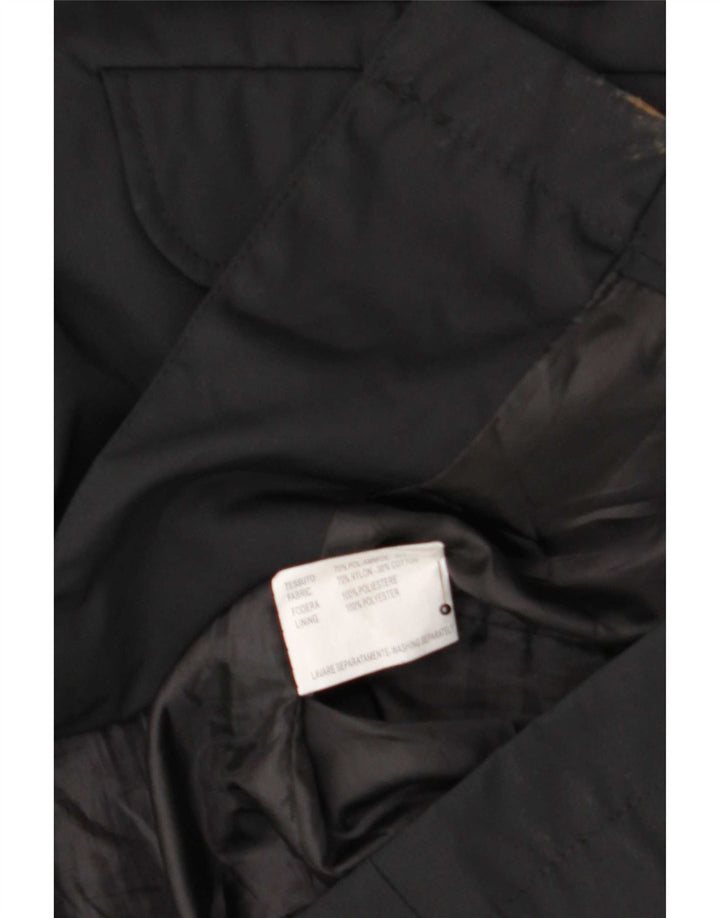 MC Kenzy Pardessus Femme UK 18 XL Noir Polyamide