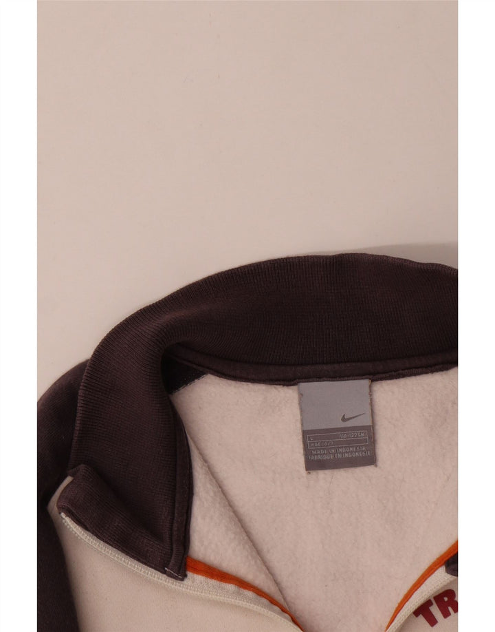 Nike Veste de survêtement graphique pour garçon 6-7 ans Large Blanc Colorblock