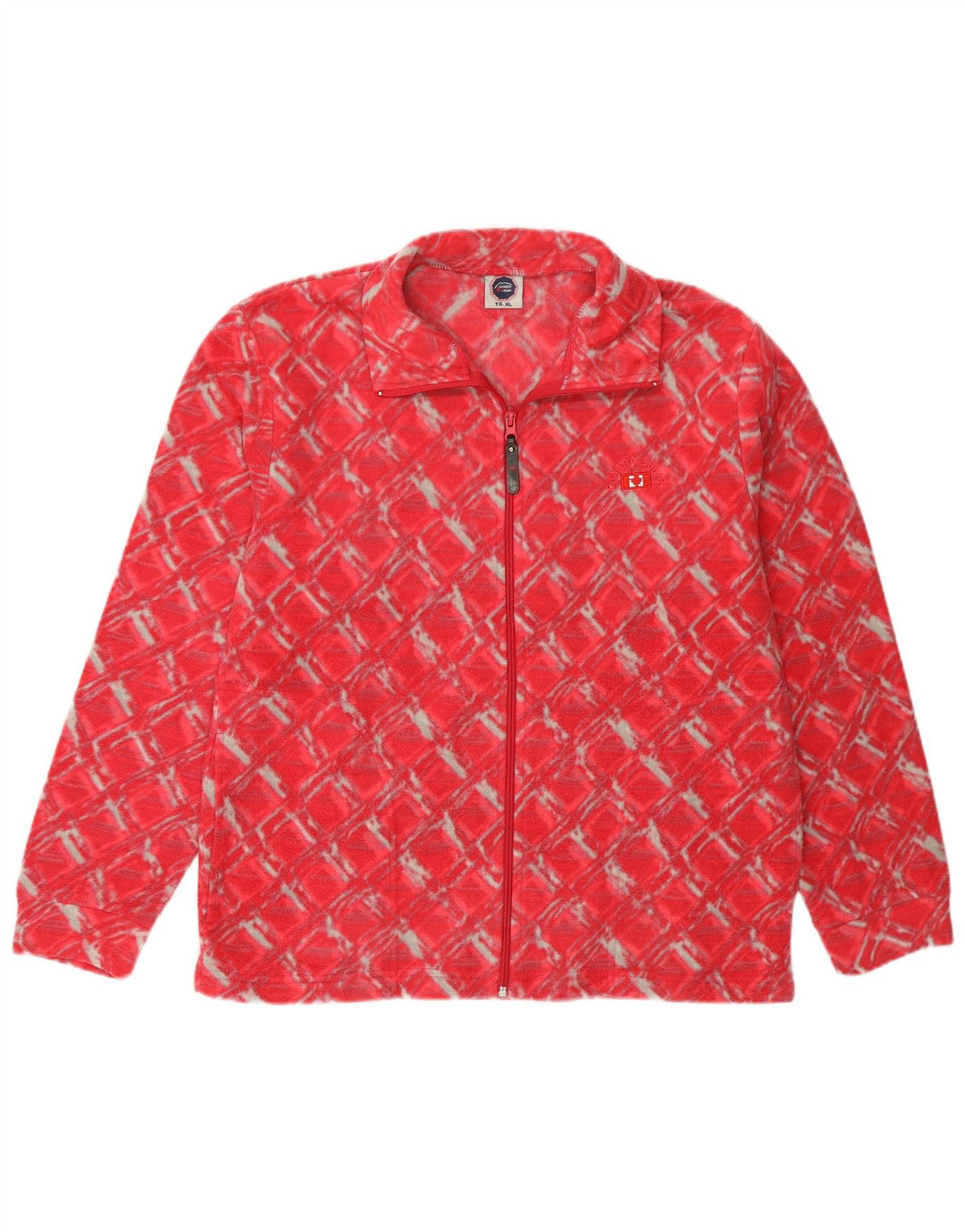 Canada Logan Veste polaire pour femme UK 18 XL Rose géométrique Polyester
