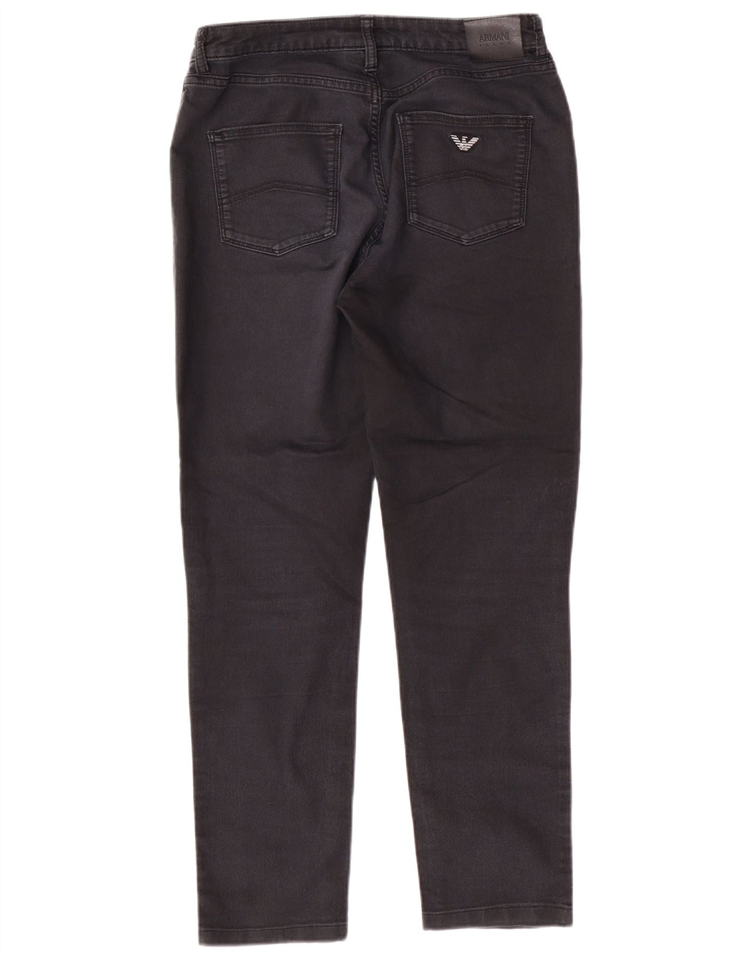 ARMANI Femme Jean Fuselé W29 L27 Coton Noir