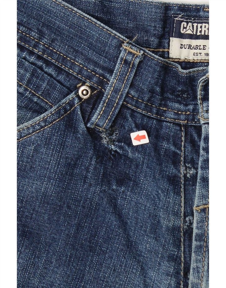 Caterpillar Jean Cargo Droit Homme W28 L31 Bleu Coton