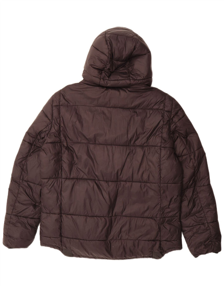 Barbour Veste matelassée à capuche pour hommes UK 42 XL Noir Polyamide