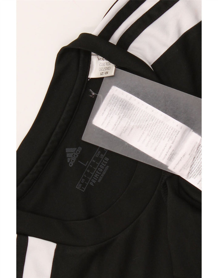 Adidas Hommes Aeroready T-Shirt Haut Large Noir Colorblock Polyester