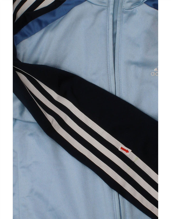 ADIDAS Veste de Survêtement Garçon 11-12 ans Bleu Colorblock Polyester