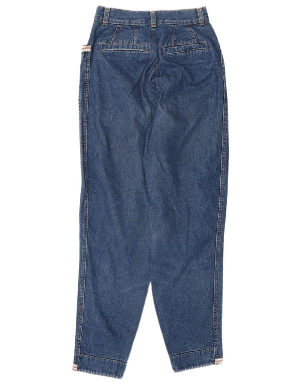 Wampum Jean fuselé taille haute pour femme IT 42 Medium W28 L28 Bleu Coton