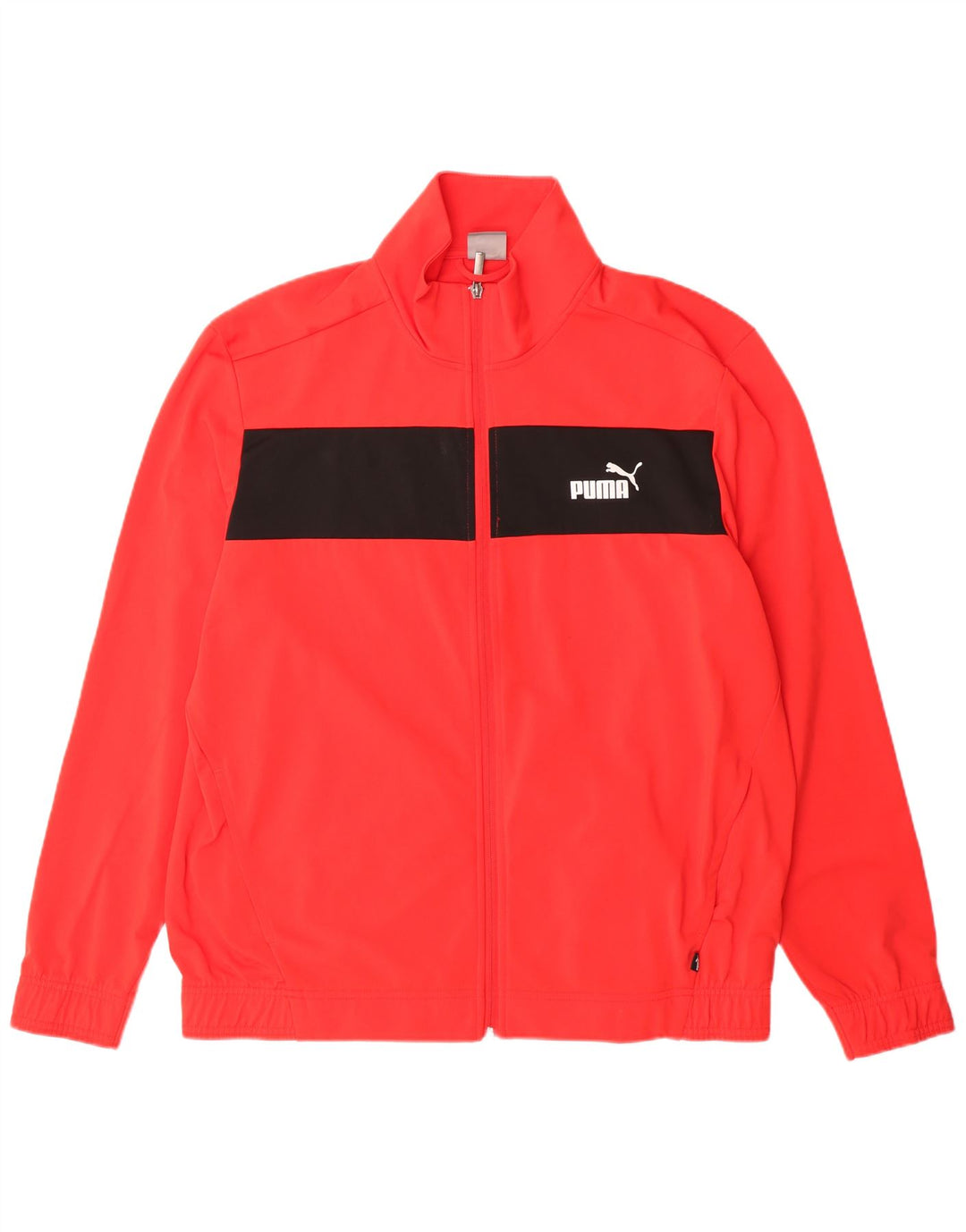 PUMA Veste de survêtement pour homme XL Rouge Colorblock Polyester