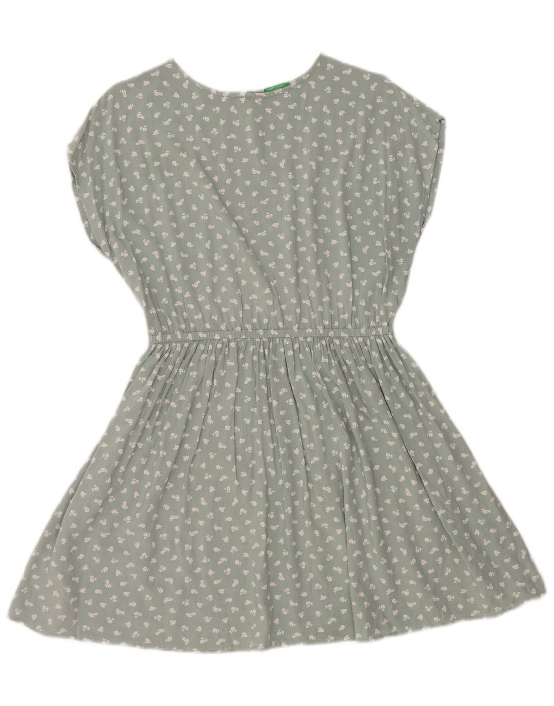 BENETTON Robe basique fille 11-12 ans Vert Floral