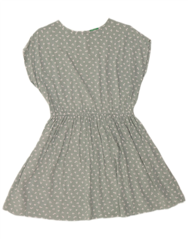 BENETTON Robe basique fille 11-12 ans Vert Floral
