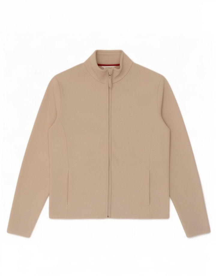 Marks & Spencer Veste polaire pour femme UK 12 Polyester beige moyen