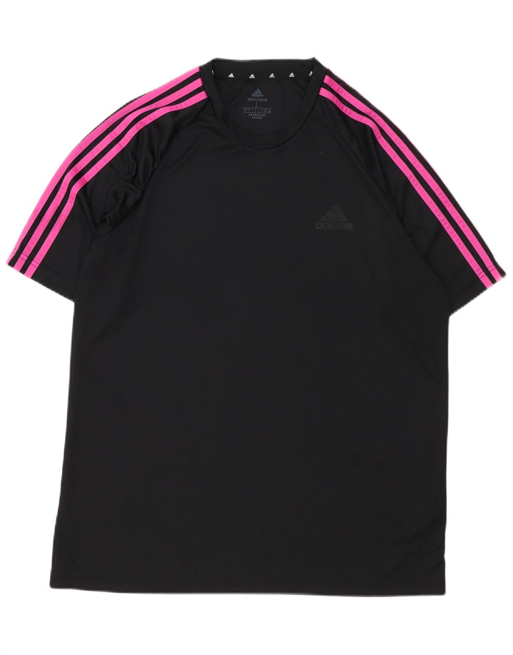 Adidas Hommes Aeroready T-Shirt Haut Grand Noir Polyester