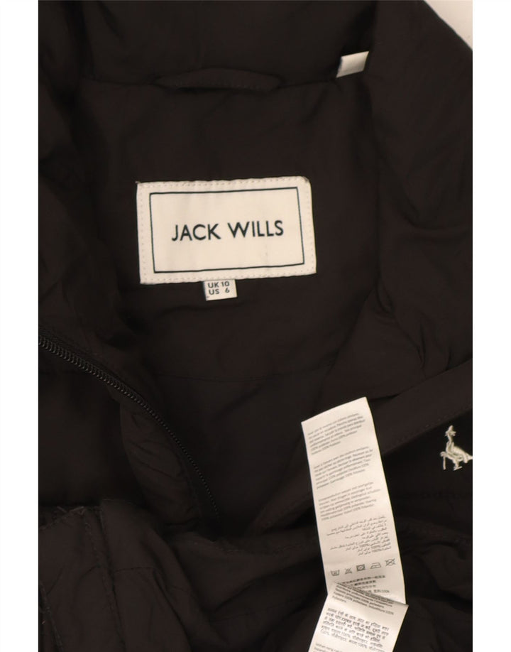 Jack Wills Gilet rembourré pour femme UK 10 Small Noir Polyester