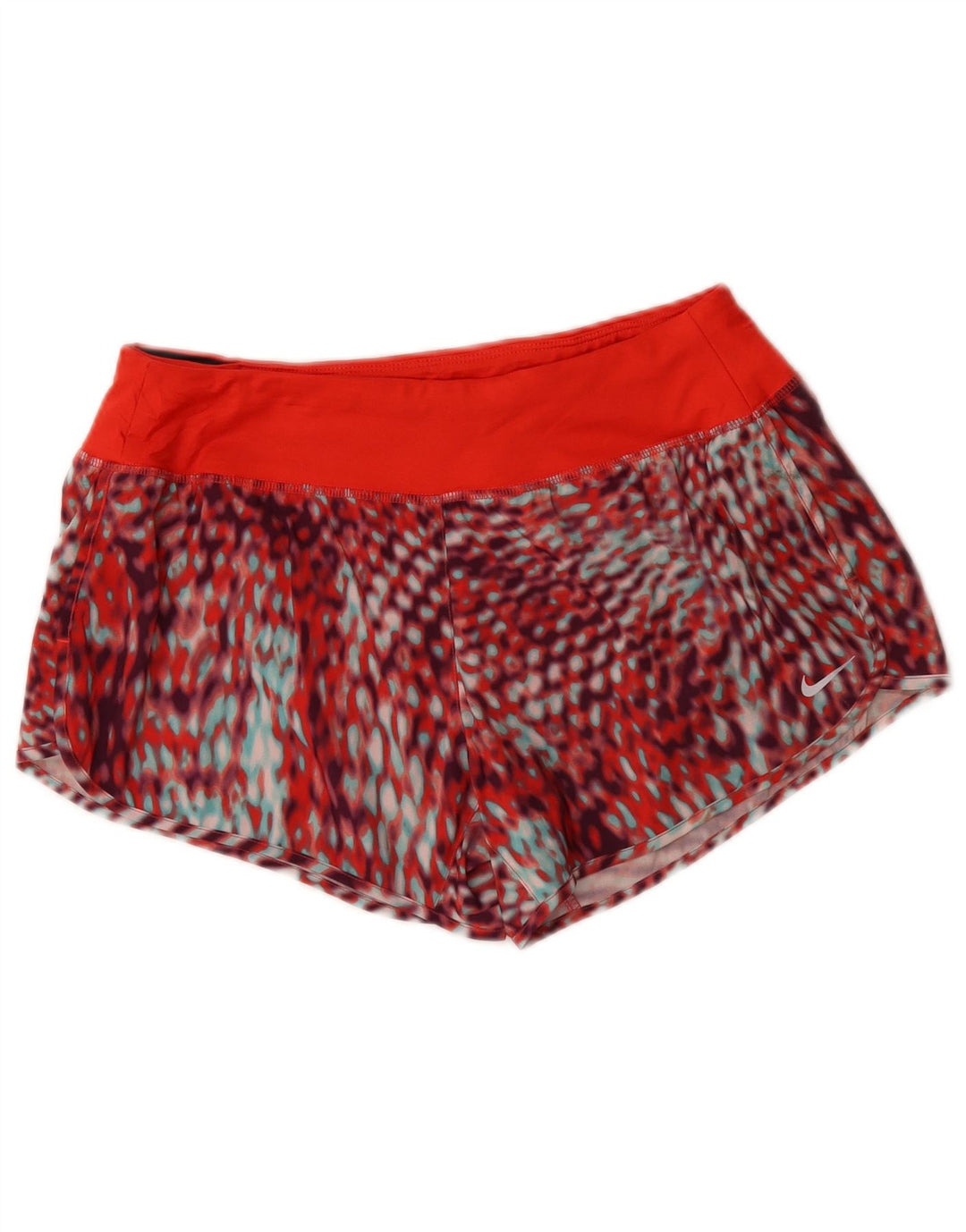 Nike Short de sport Dri Fit pour femme UK 14 Polyester camouflage rouge moyen
