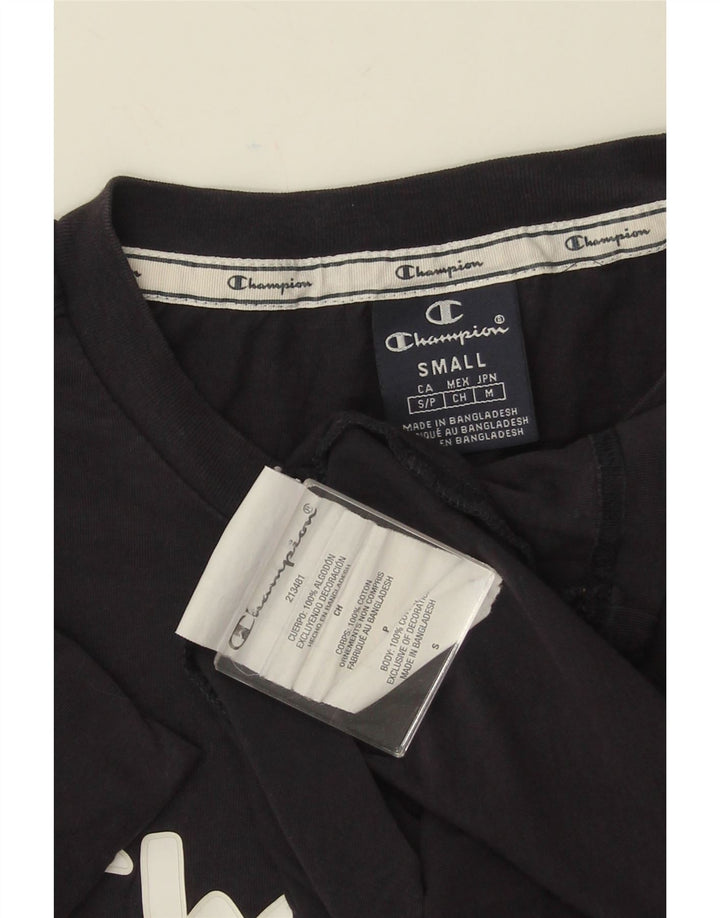 CHAMPION T-Shirt Graphique Homme Petit Bleu Marine Coton