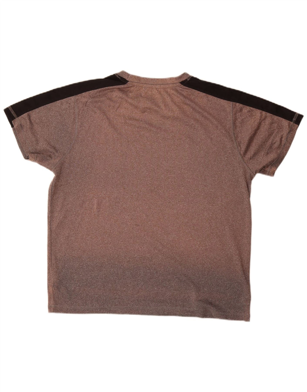 Fila T-Shirt Homme Haut Large Marron Colorblock Polyester