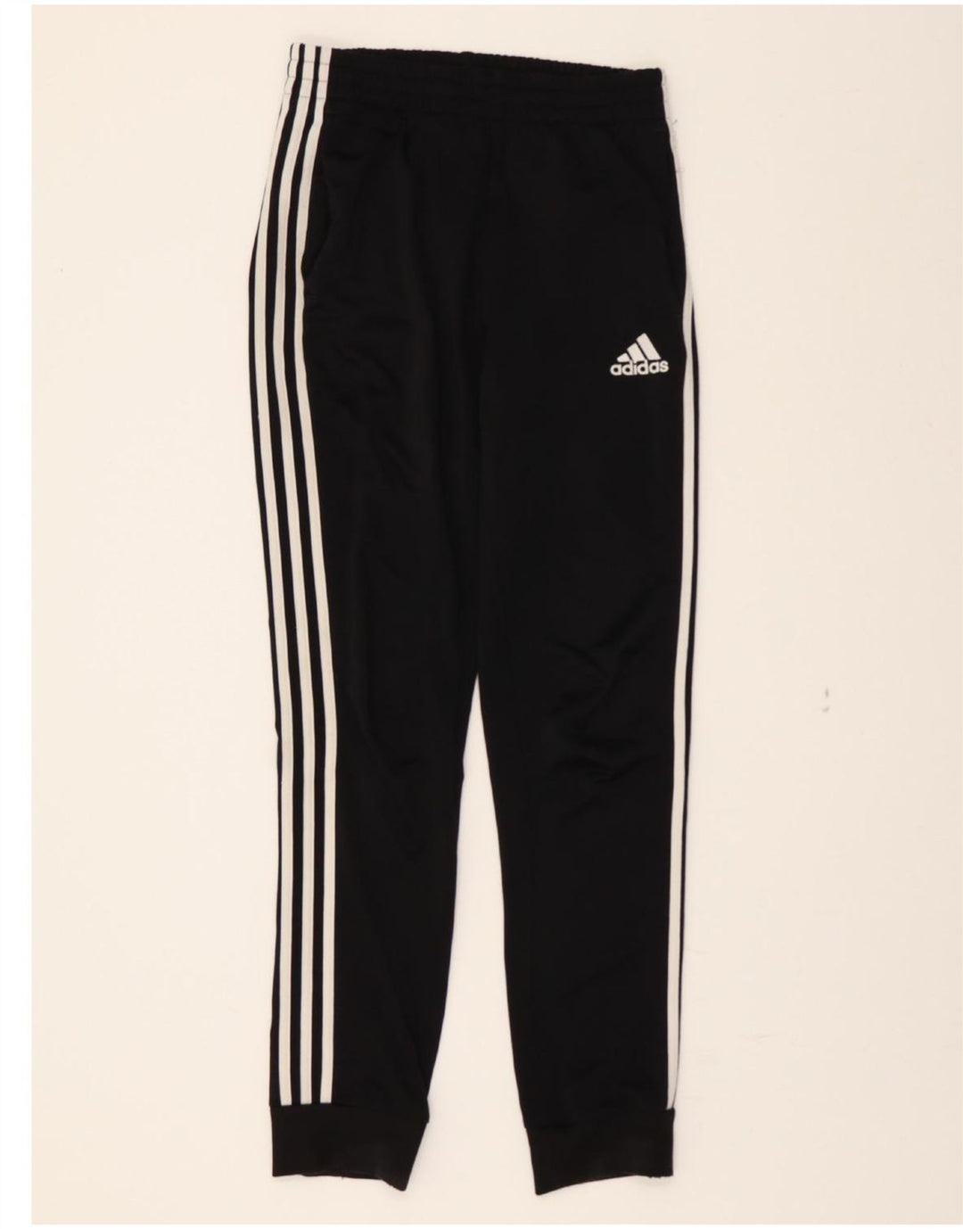 ADIDAS Mens Tracksuit Trousers Joggers Small Black Vintage Adidas and Second-Hand Adidas from Messina Hembry 
