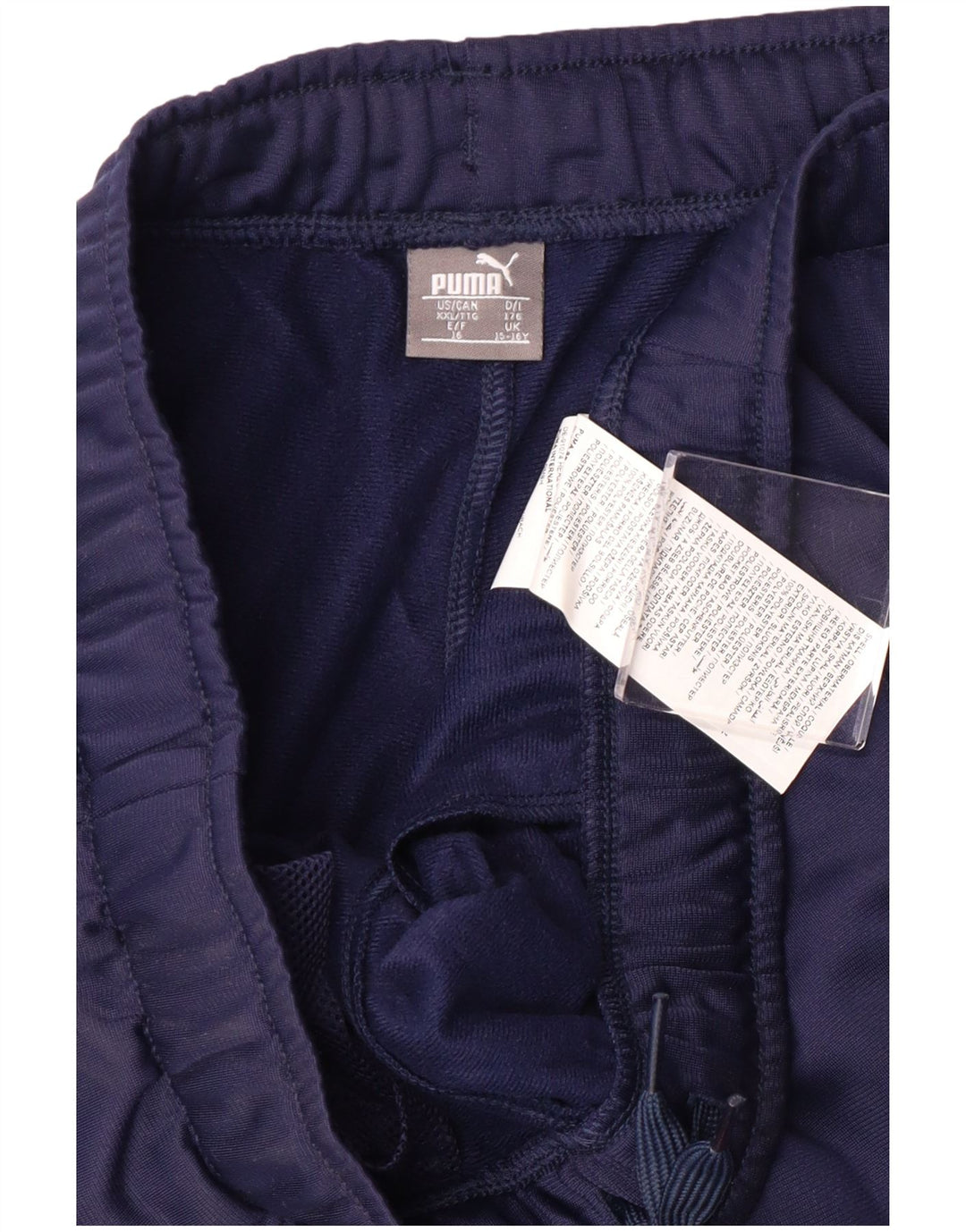 Puma Pantalon de Survêtement Garçon 15-16 ans Bleu Marine Polyester