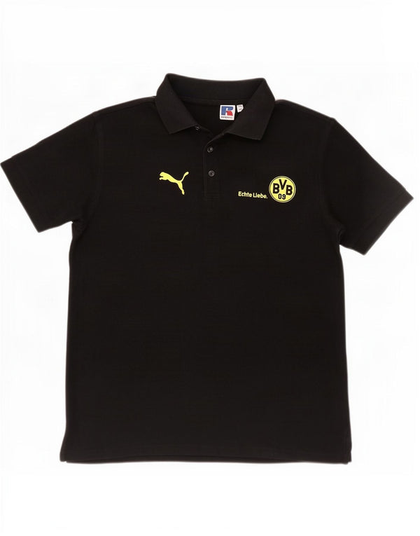 Russell Athletic Polo BVB Dortmund Homme Noir Moyen Coton