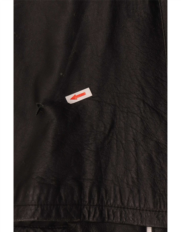 Sorbino Manteau en cuir pour homme UK 44 2XL Noir